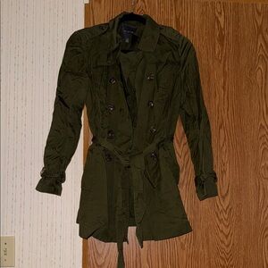 The Limited Olive Trench Coat